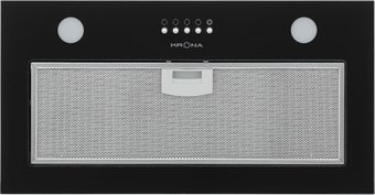 Кухонная вытяжка Krona Luisa 600 Glass PB (черный) - 1/1