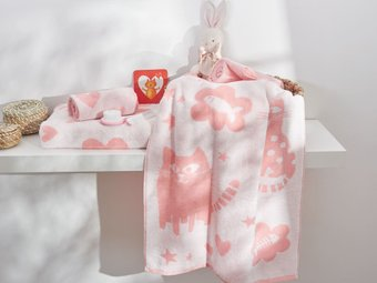 Полотенце Guten Morgen Кэт Лав 70х130 ПМКл-30-50 (белый) - 1/1