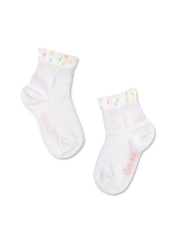 Носки Conte-kids Короткие с воздушным пикотом 20С-86СП (р. 20, белый 540) - 1/1