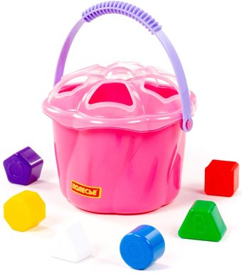 Набор игрушек для песочницы Полесье Сюрприз 93479 (розовый) - 1/1