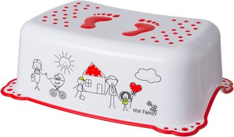 Подставка для умывания Maltex Семья 5948 (белый/красный) - 1/1