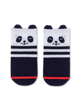 Носки Conte-kids Хлопковые с рисунками 17С-59СП (р. 20, белый-темно-синий 563) - 1/1