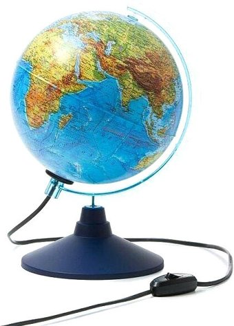 Школьный глобус Globen Физико-политический с подсветкой интерактивный INT12100298 - 1/1