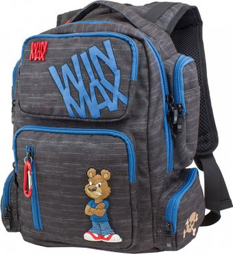 Школьный рюкзак WinMax K-544 (черный/синий) - 1/1