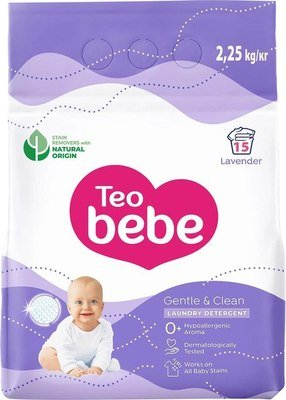 Стиральный порошок Teo Bebe Sensitive Violet для детских вещей (2.25 кг) - 1/1