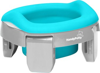 Дорожный горшок Roxy Kids HandyPotty 3 в 1 HP-255G (серый/мятный) - 1/1