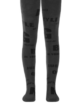 Колготки Conte-kids Sof-Tiki с рисунками 7С-38СП (р. 140-146, темно-серый 530) - 1/1