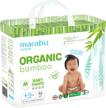 Трусики-подгузники Marabu Organic Bamboo M (46 шт) - 1/1