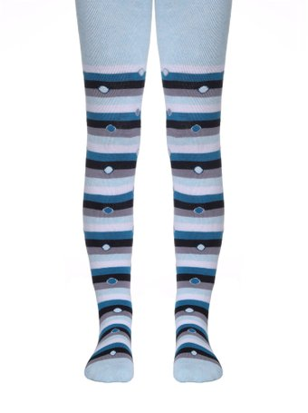 Колготки Conte-kids Sof-Tiki с рисунками 7С-38СП (р. 116-122, бледно-бирюзовый 397) - 1/1