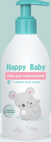 Гель для душа детский Liv Delano Happy Baby для подмывания с первых дней жизни 300 г - 1/1