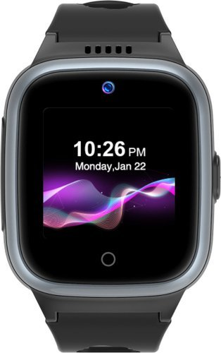 Детские умные часы LeeFine Q27 4G (черный/серый) - 1/1