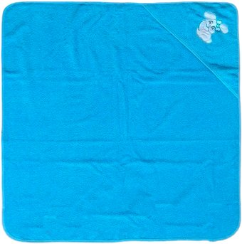 Полотенце с капюшоном Goodness Махровое 100x100 (голубой) - 1/1