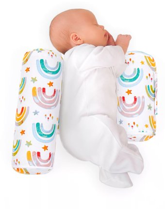 Подушка-позиционер Amarobaby Nature Anatomy с лузгой гречихи AMARO-40NA-RB (rainbow) - 1/1