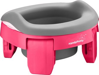 Дорожный горшок Roxy Kids HandyPotty 3 в 1 HP-255FG (фуксия/серый) - 1/1