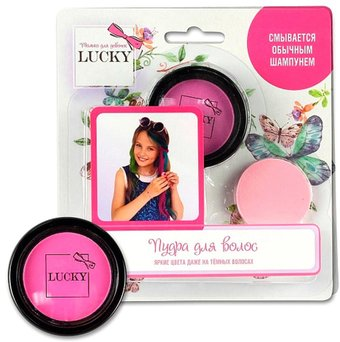 Пудра для волос детская Lukky Т11917 (фуксия) - 1/1