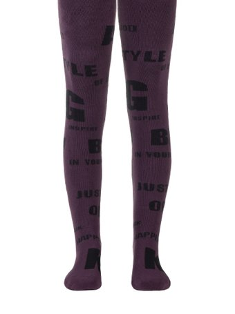 Колготки Conte-kids Sof-Tiki с рисунками 7С-38СП (р. 140-146, баклажан 530) - 1/1