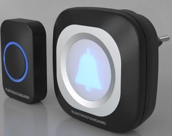 Беспроводной дверной звонок Elektrostandard DBQ25M WL 36M (черный) - 1/1