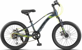 Детский велосипед Stels Leader 230 MD 2024 (серый/черный) - 1/1