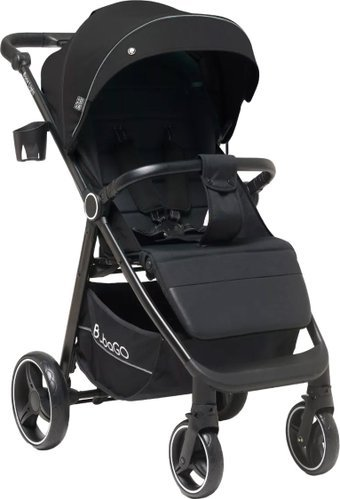 Коляска прогулочная «книга» Bubago Bass Light (черный) - 1/1