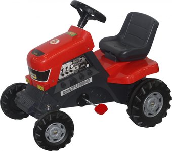 Педальная машинка Полесье Каталка-трактор с педалями Turbo [52674] - 1/1