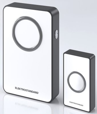 Беспроводной дверной звонок Elektrostandard DBQ27M WL 38M (белый/черный) - 1/1