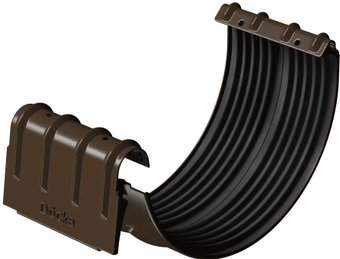 Кровля Docke Stal Premium Соединитель желобов D125 (каштан 8017) - 1/1