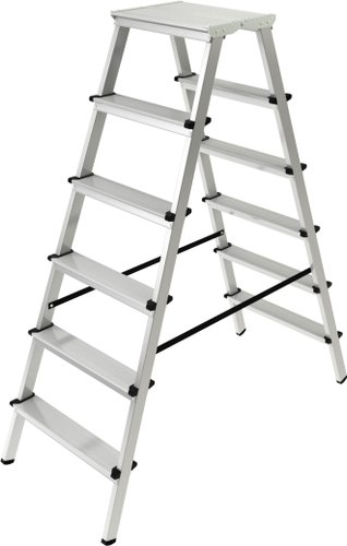 Лестница-стремянка Новая высота NV 212 с увеличенной площадкой 2x6 ступеней - 1/1