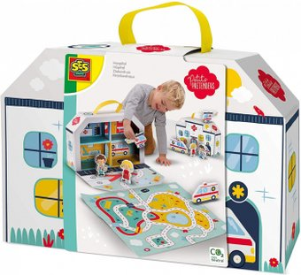 Паркинг SES Creative Petits Pretenders Больница скорой помощи 18012 - 1/1