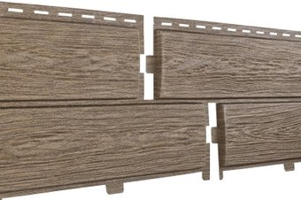 Панель фасадная Ю-Пласт Хокла Лиственница 0250.Н. НМ000002284 (медовый) - 1/1