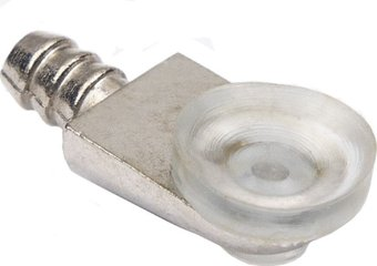 Полкодержатель AKS для стекла мет. L-003B хром (1уп.=20шт) - 1/1