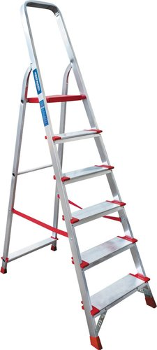 Лестница-стремянка Новая высота NV 511 алюминиевая индустриальная 6 ступеней (5110106) - 1/1