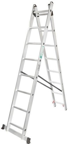 Лестница-стремянка ForceKraft BL-E209 (2x9 ступеней) - 1/1