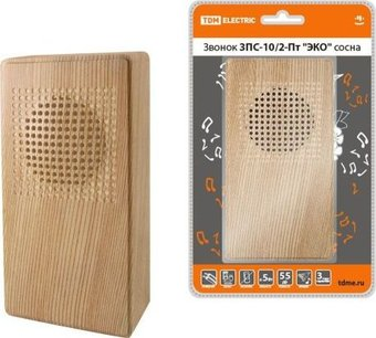 Проводной дверной звонок TDM Electric SQ1901-0026 (сосна) - 1/1