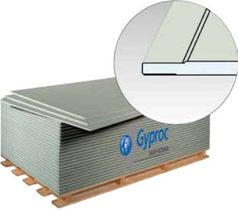 Гипсокартон Gyproc Стандартный ГКЛ (GKB) 2500x1200x9.5 - 1/1
