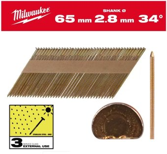 Гвозди для пистолета Milwaukee 4932492614 (2200 шт) - 1/1