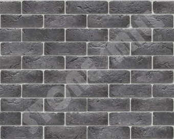Декоративный кирпич Stone Mill Кирпич шамотный (антрацит) - 1/1