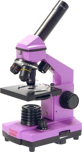 Детский микроскоп Микромед Эврика 40х-400х в кейсе (аметист) 25448 - 1/1