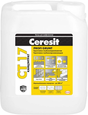 Акриловая грунтовка Ceresit CT 17 Profi Grunt 10 л - 1/1