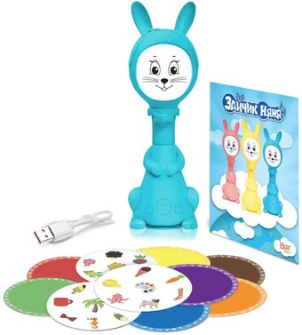 Интерактивная игрушка Bert Toys Зайчик няня 4630017723584 (голубой) - 1/1