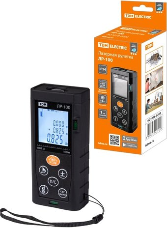 Лазерный дальномер TDM Electric ЛР-100 SQ1018-0203 - 1/1