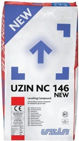 Самонивелирующаяся смесь Uzin NC 146 самонивелир под паркет и ПВХ, 25кг - 1/1