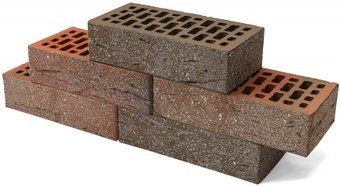 Керамический кирпич Braer Баварская кладка рифленый с песком 1NF 250x120x65 M150 F100 - 1/1