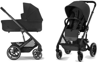 Универсальная коляска Cybex New Balios S Lux (2 в 1, moon black) - 1/1