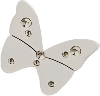 Накладка декоративная для мебели ЛЕЛЬ Бабочки со стразами 006 - 1/1