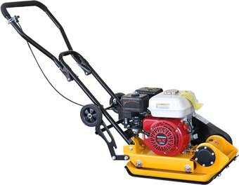 Виброплита Skiper С-60 Honda GX160 (бак, колеса, мат) - 1/1