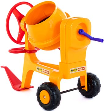 Бетономешалка игрушечная Полесье №1 с прицепным устройством 43757 - 1/1