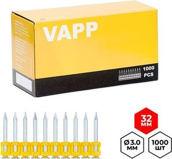 Гвозди для пистолета VAPP VAPP.CN332 (1000 шт) - 1/1