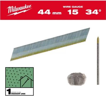 Гвозди для пистолета Milwaukee 4932492576 (2500 шт) - 1/1