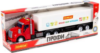 Грузовик Полесье Профи Тягач с полуприцепом 93462 (красный/белый) - 1/1
