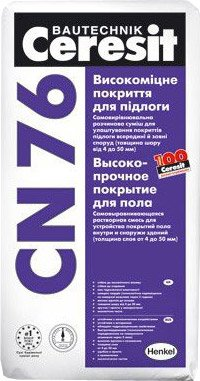 Цементный пол Ceresit CN 76. Высокопрочный цементный пол - 1/1